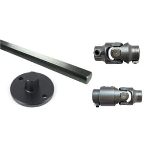 Steering Column U-Joint Adapter Kit | Rag Joint to 3/4"-36 Spline