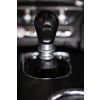 close up view of manual RTR shifter installed in Mustang