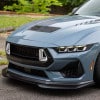 RTR Hood Vent installed on 2024+ Mustang GT - 3/4 front view