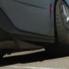 RTR Rear Quarter Splitters for 2024+ Mustang installed - passenger side view