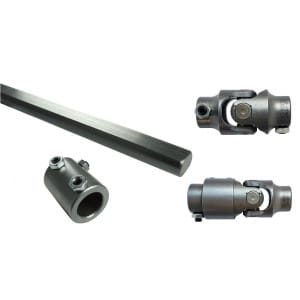 Steering Column U-Joint Kit | 1"-48 Spline to 3/4"-36 Spline