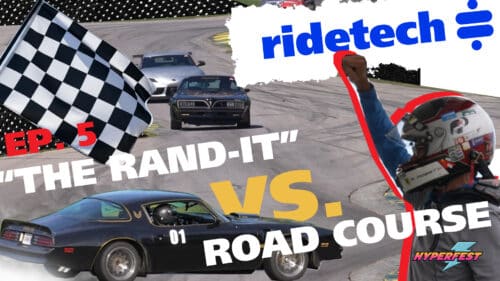 Randy and the Randit trans am are at VIR to test out their new Ridetech suspension